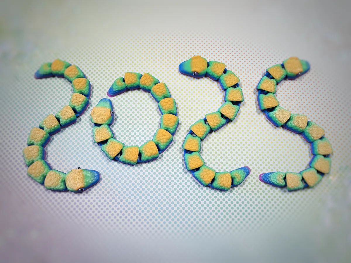 2025 Year of the Snake Flexi, photo 3 of 4 - 2025 Year of the Snake Flexi Toys & Games