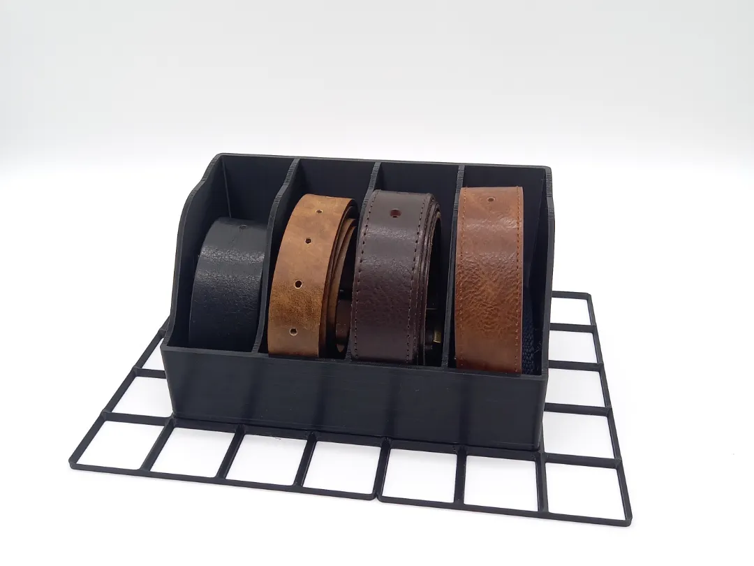 Belt organizer on Gridfinity