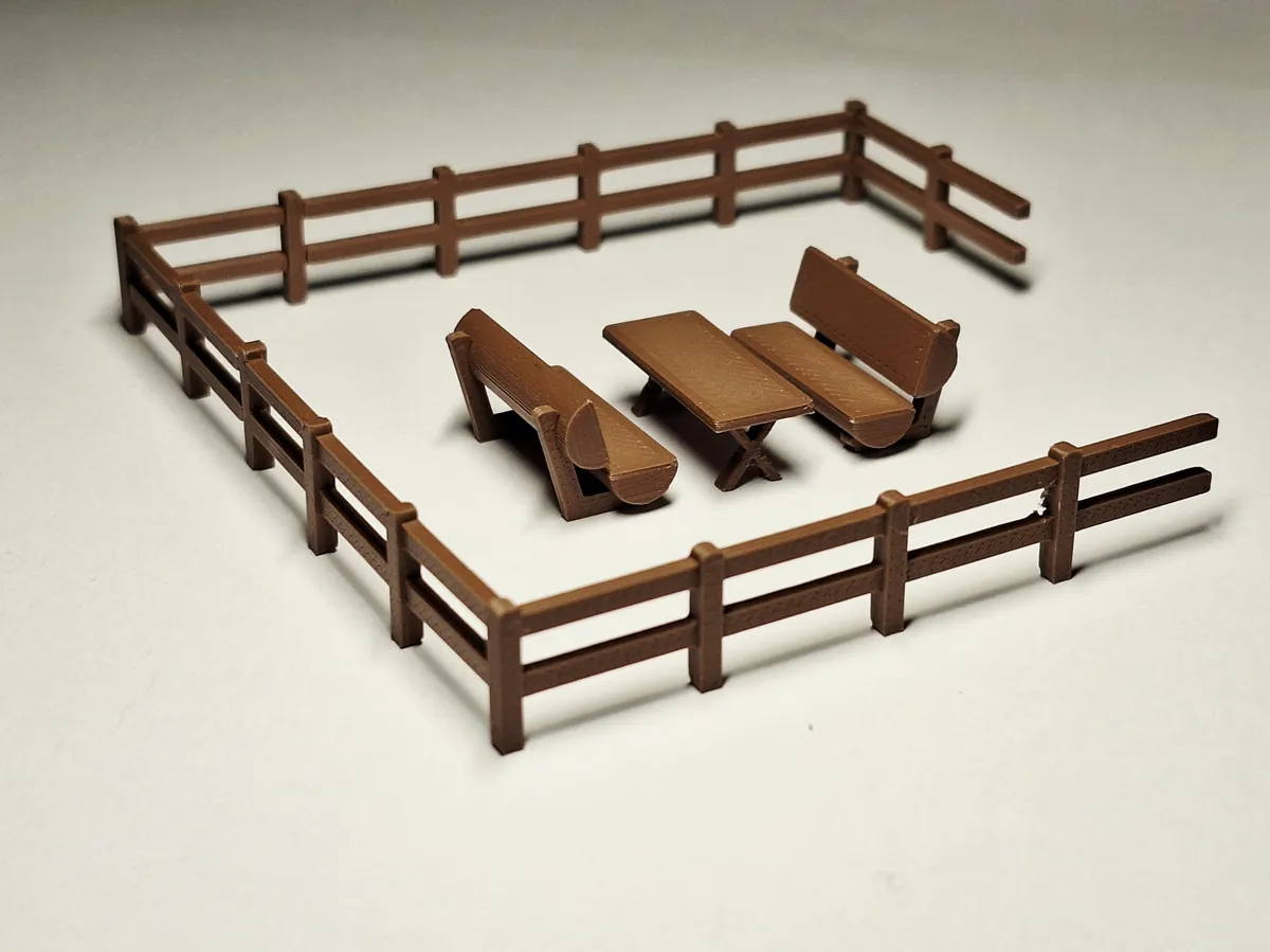 H0 modular wooden fence medium, photo 3 of 4 - H0 modular wooden fence medium Tools & Workshop