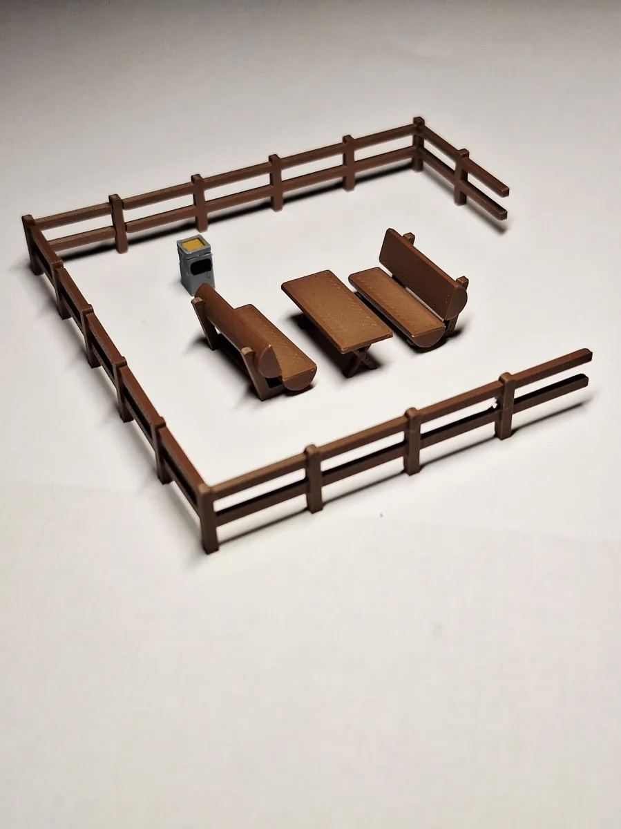 H0 modular wooden fence medium, photo 4 of 4 - H0 modular wooden fence medium Tools & Workshop
