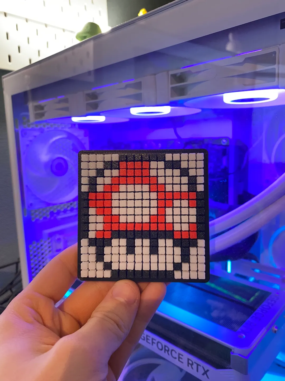 Mario Mushroom Pixel Art Puzzle