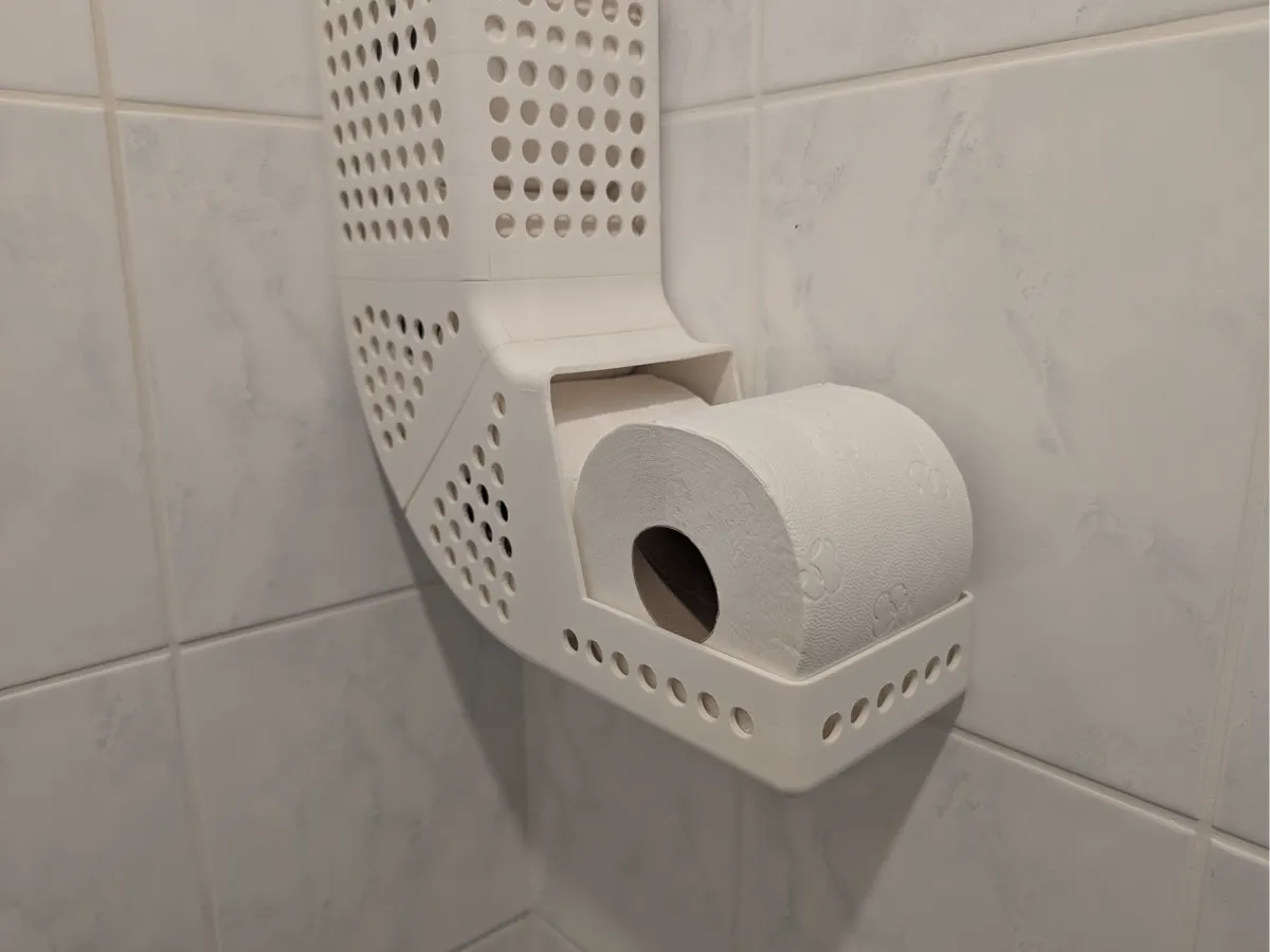 toilet paper dispenser deluxe + customizable track