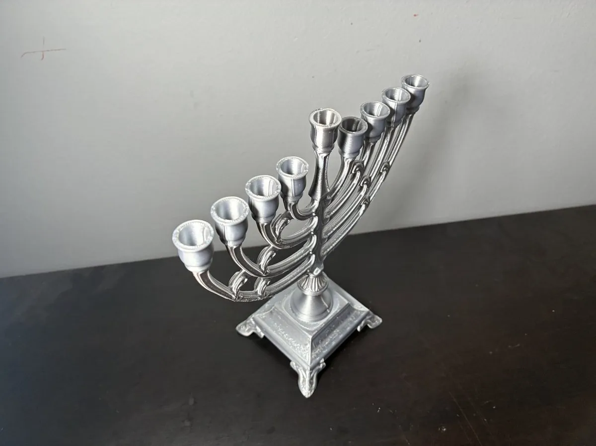 Traditional Hanukkah Menorah, Life Size Broken Up, photo 4 of 4 - Traditional Hanukkah Menorah, Life Size Broken Up Gifts & Occasions