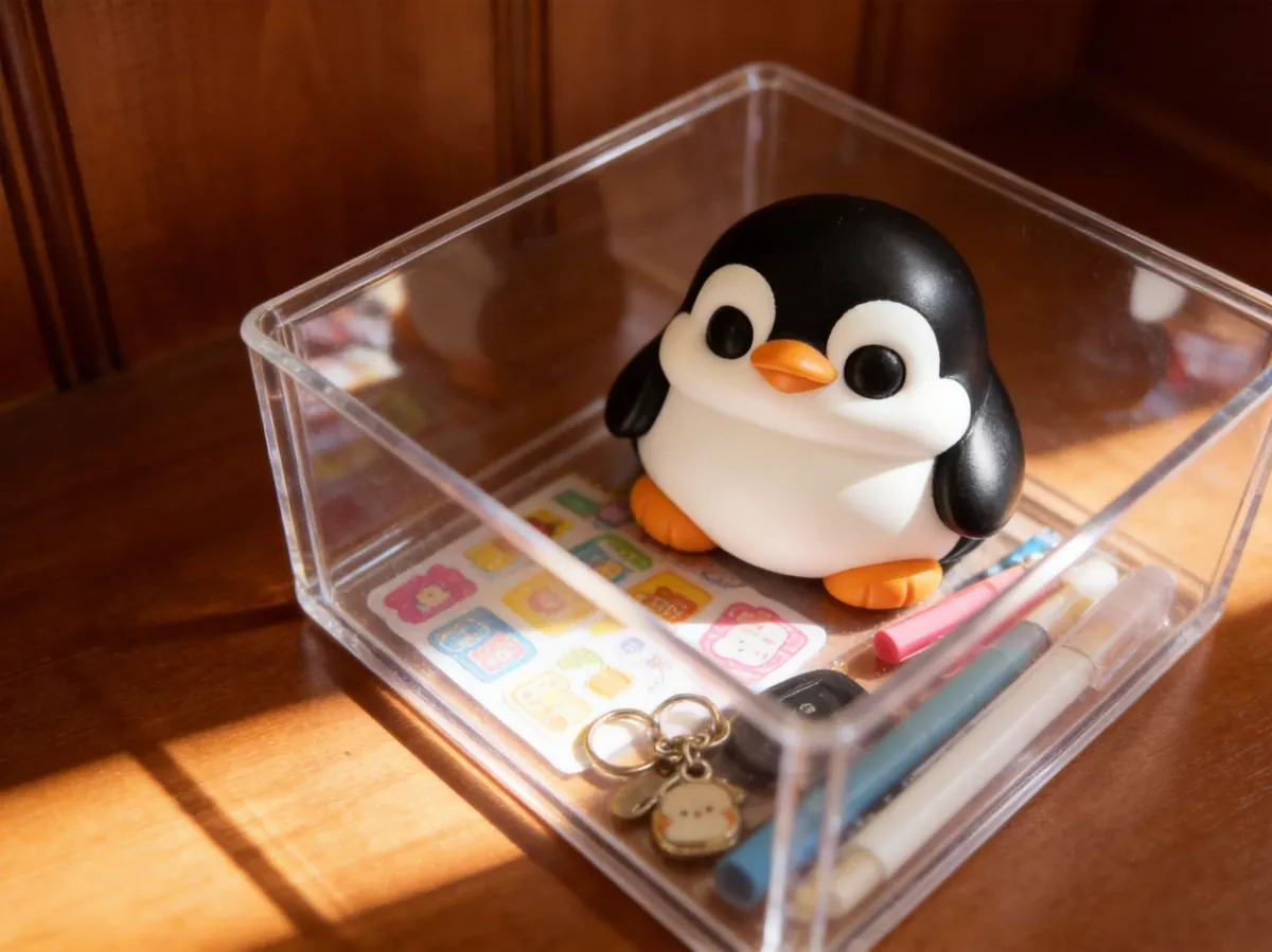 Pebble Penguin, photo 4 of 4 - Pebble Penguin Figurines & Collectibles