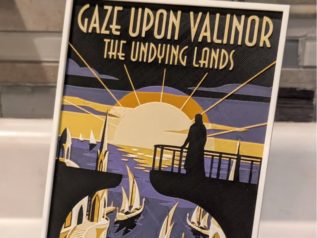 Lord of the Rings - Valinor Travel Postcard