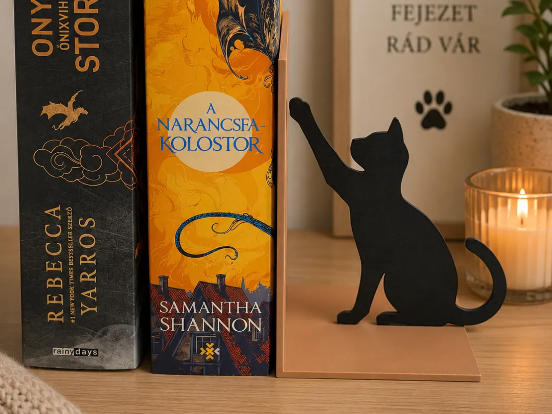 Simple Cat Book End