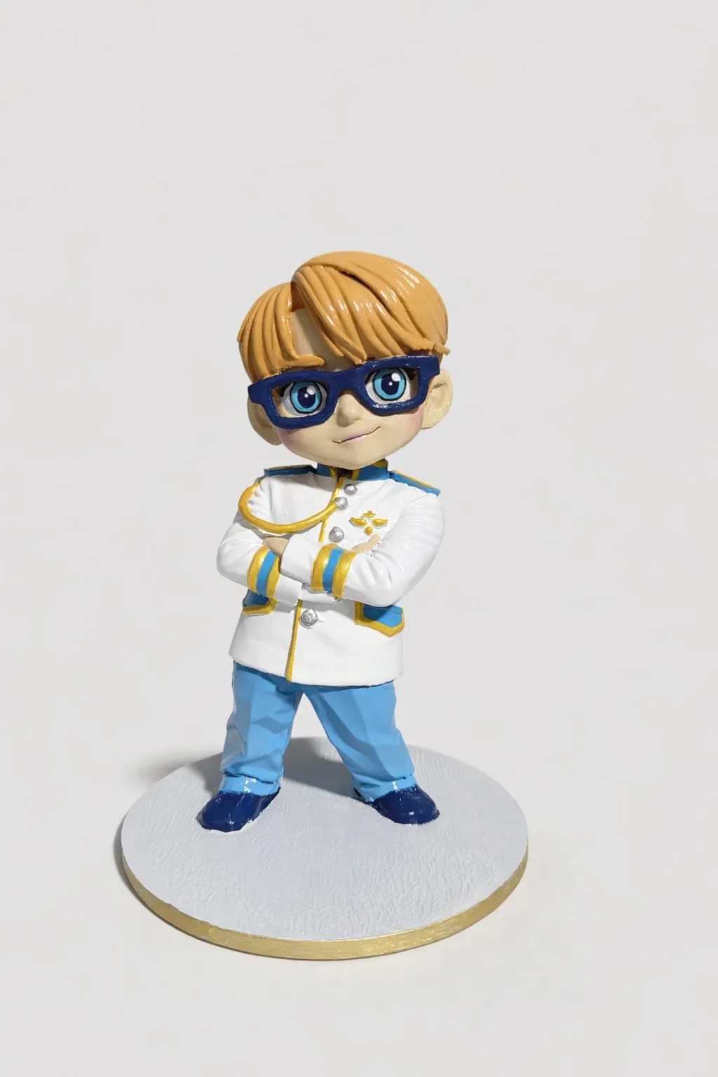 First Communion Boy with Glasses, Chibi Communion, photo 3 of 4 - First Communion Boy with Glasses, Chibi Communion Gifts & Occasions