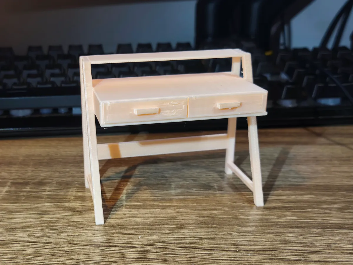 Miniature dollhouse desk