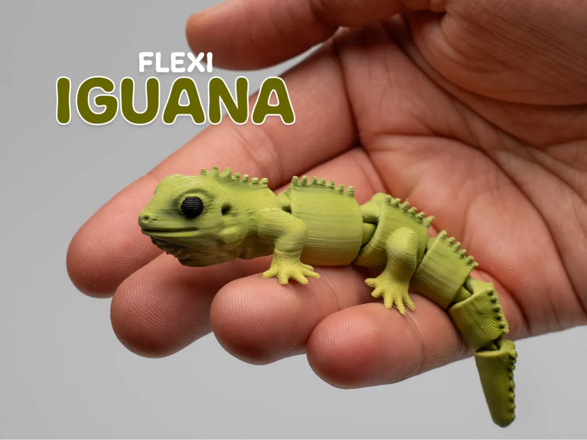 Flexi Iguana Realistic - Articulated