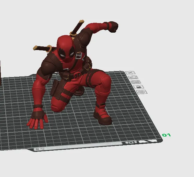 Deadpool Action Pose Figure / Desk Ornament, photo 4 of 4 - Deadpool Action Pose Figure / Desk Ornament Desk & Office