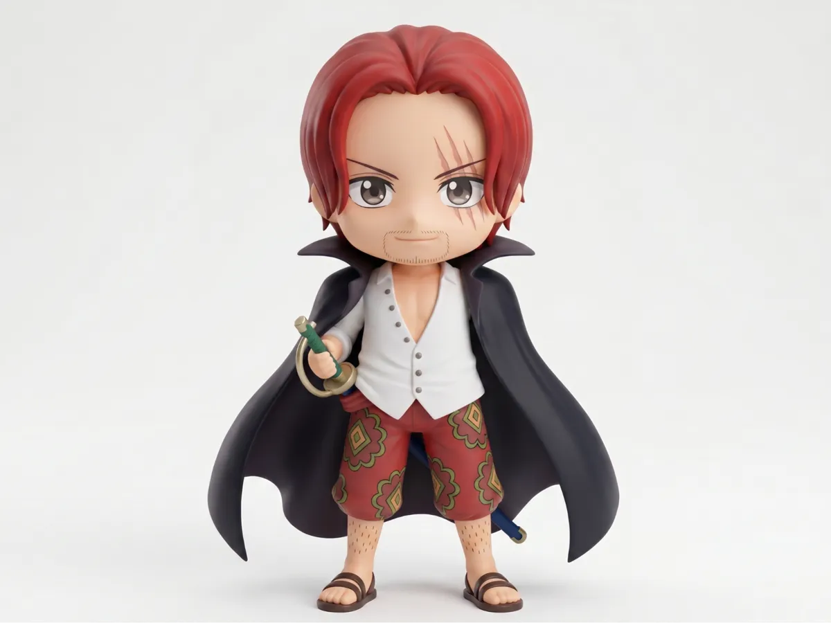 Red-Haired Shanks Yonko Pirate Chibi Figure - Pirates, Cowboys & Adventurers, in stock in India