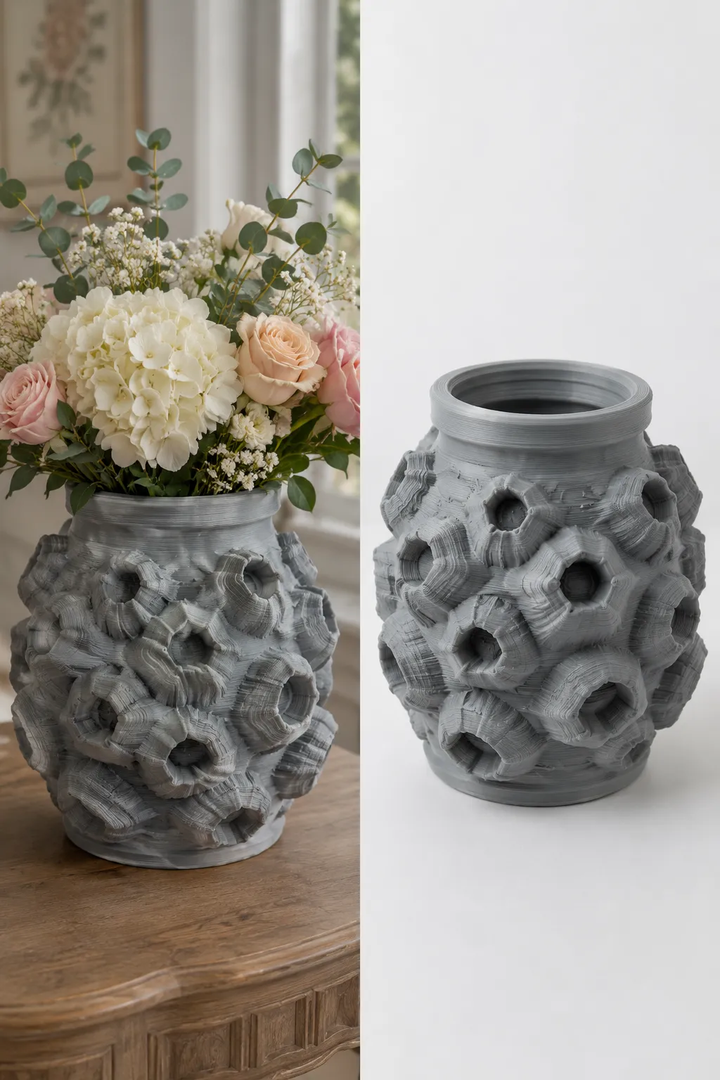 Foam Tendril Hollow Vase, photo 2 of 4 - Foam Tendril Hollow Vase Household