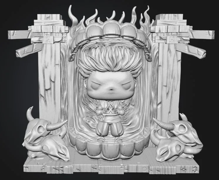 Sukuna, Jujutsu Kaisen Funko Pop Style, photo 3 of 4 - Sukuna, Jujutsu Kaisen Funko Pop Style Figurines & Collectibles