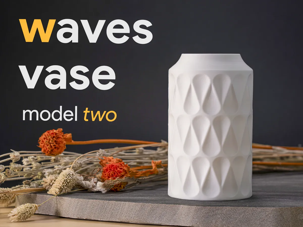 Waves Vase Model Two