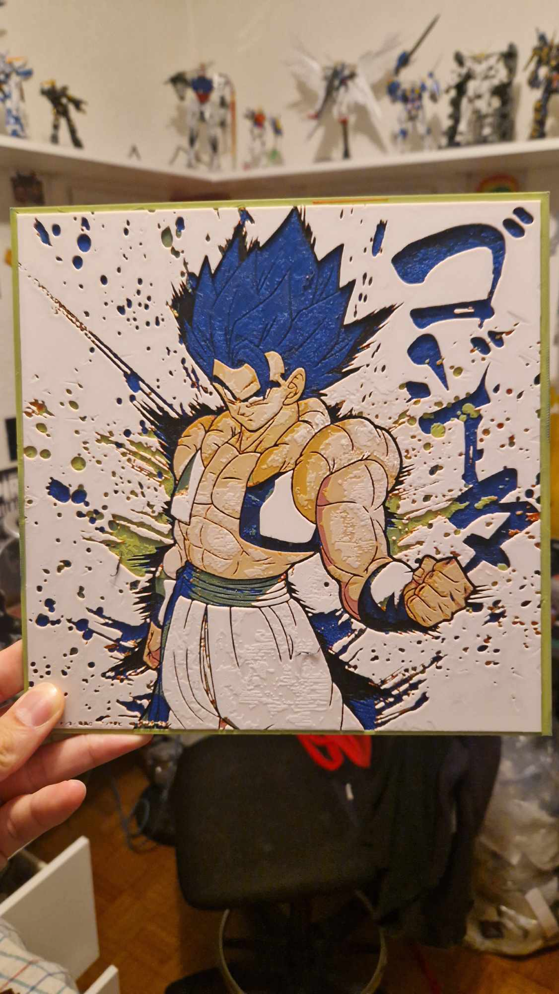 Dragon Ball Super - Gogeta Blue Hueforge, photo 4 of 4 - Dragon Ball Super - Gogeta Blue Hueforge Generative Art