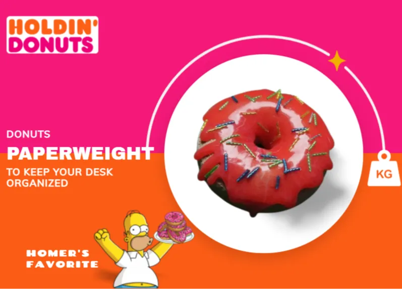 Donuts Paper Weight