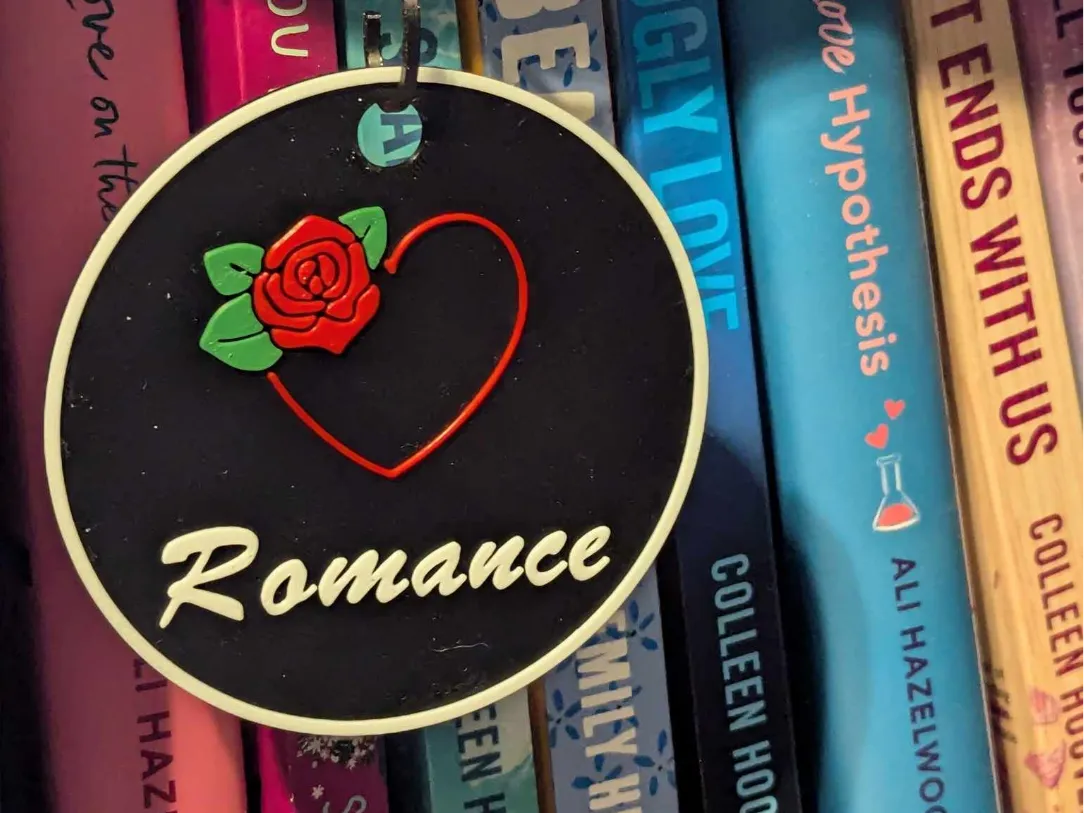 Romance Bookshelf Genre Hanger - Decor, in stock in India