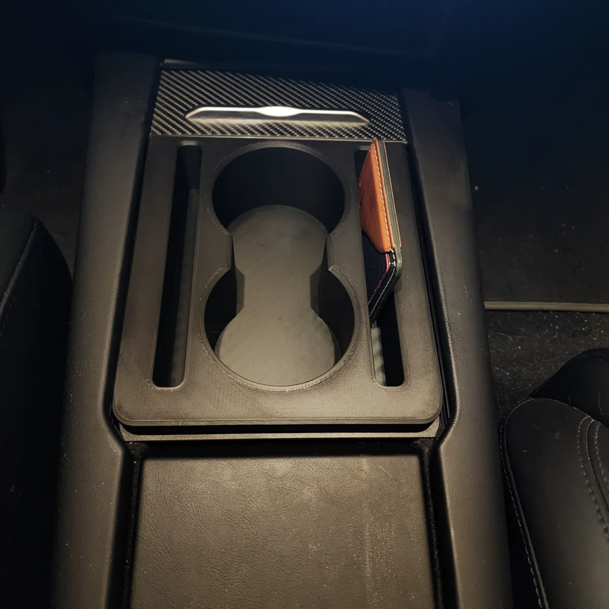 Tesla Model S Center Console Cup Holder Organizer, photo 4 of 4 - Tesla Model S Center Console Cup Holder Organizer Car & Vehicle
