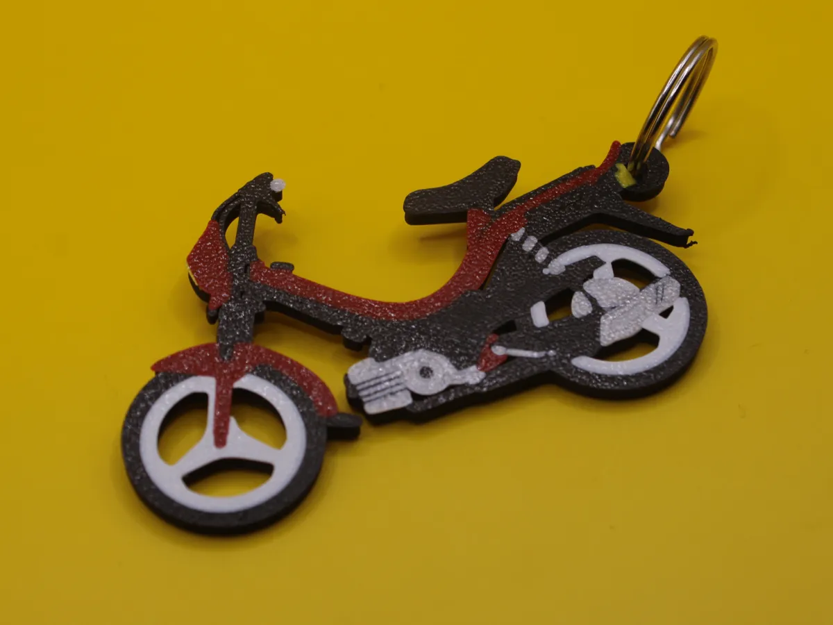 Motorcycle keychain - Manet korado - moped - Motorcycle Keychains, in stock