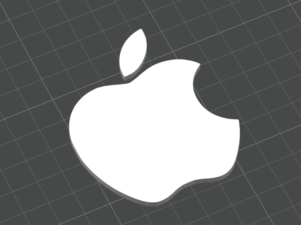Apple Emblem Logo - Text-Free Design
