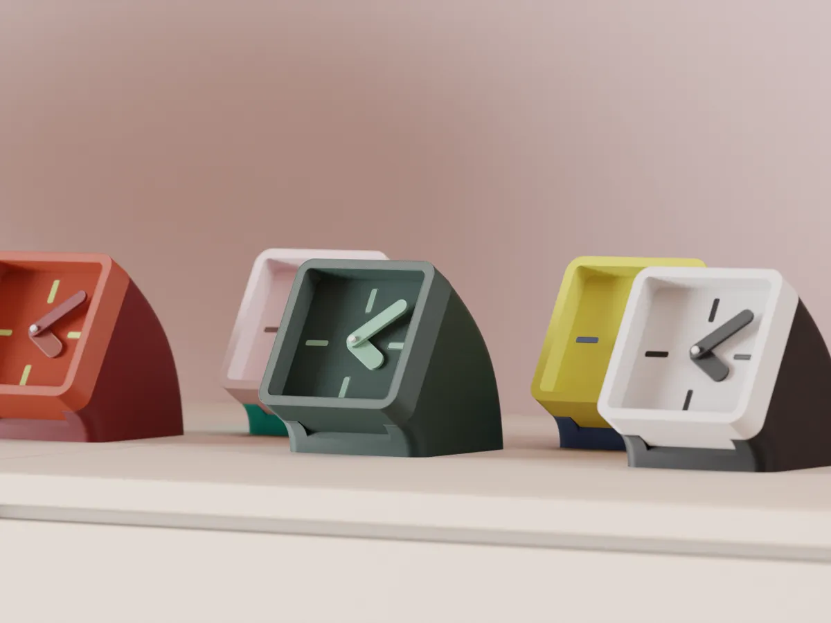 Desktop Clock. Modern Modular Clock system.