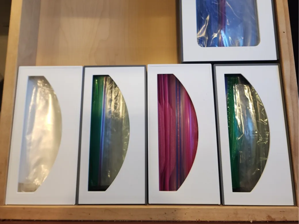Ziplock Bag Holder without Gridfinity base