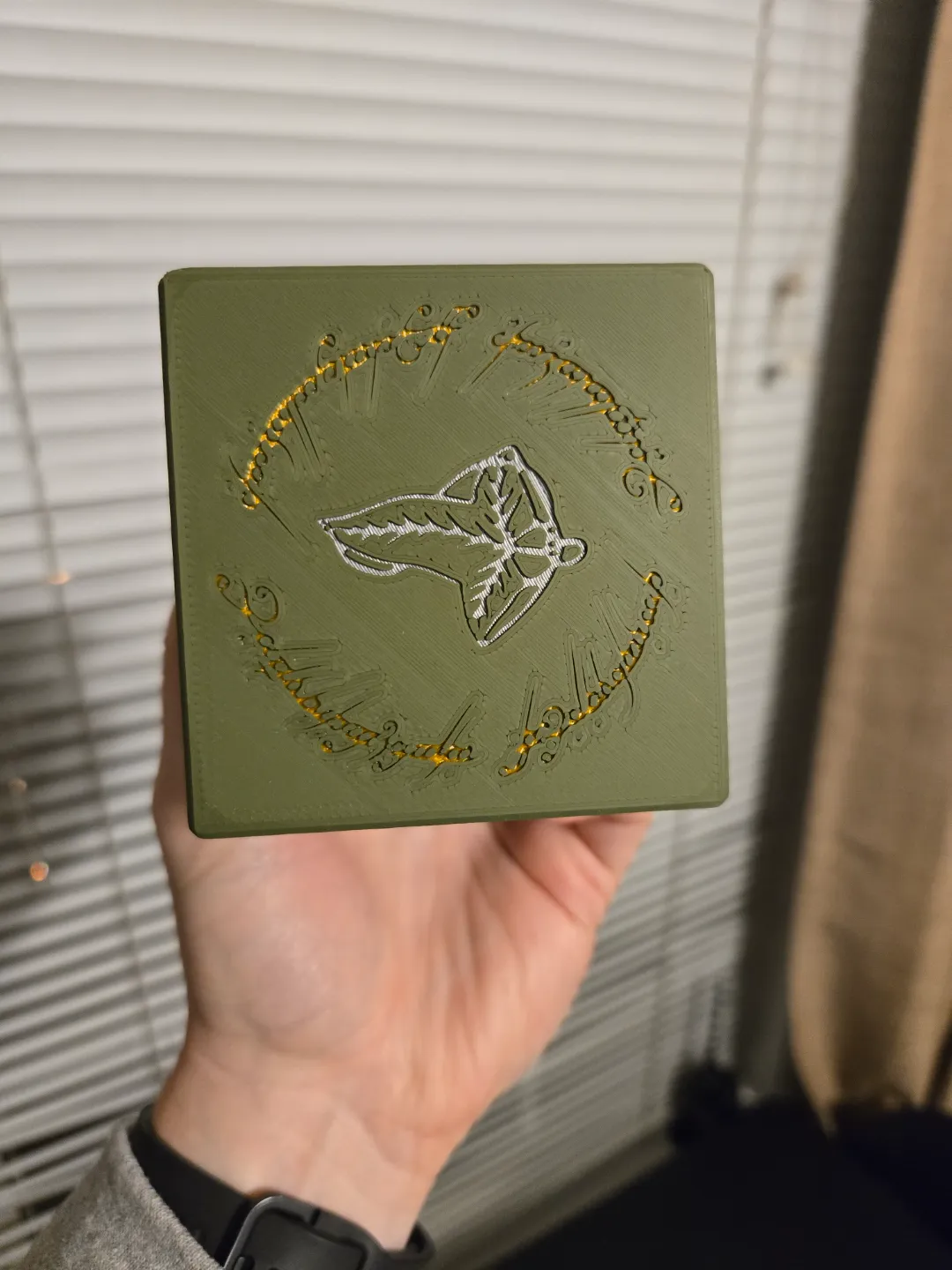 Leaves of Lorien Commander Deck Box, photo 2 of 4 - Leaves of Lorien Commander Deck Box Hobby & DIY
