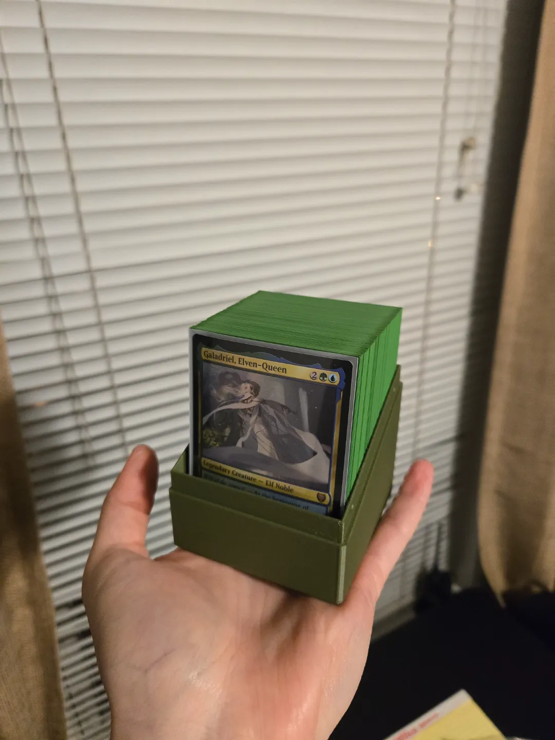 Leaves of Lorien Commander Deck Box, photo 4 of 4 - Leaves of Lorien Commander Deck Box Hobby & DIY