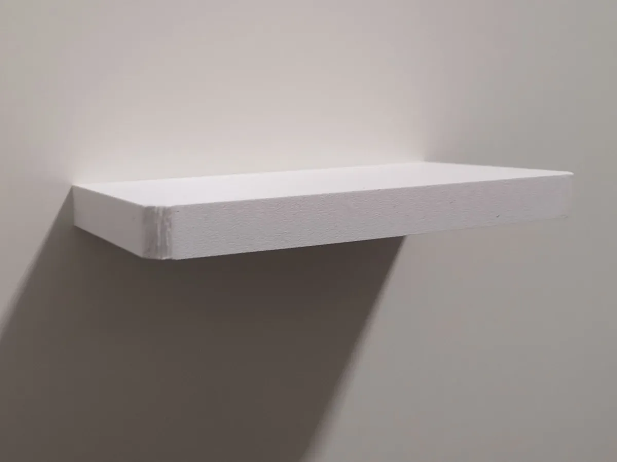 Wandboard / Wall Shelf, Hidden Brackets