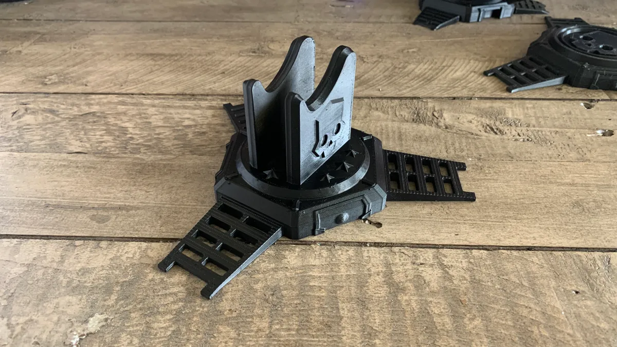 Helldivers 2 Themed Controller stand, photo 4 of 4 - Helldivers 2 Themed Controller stand Props & Cosplays