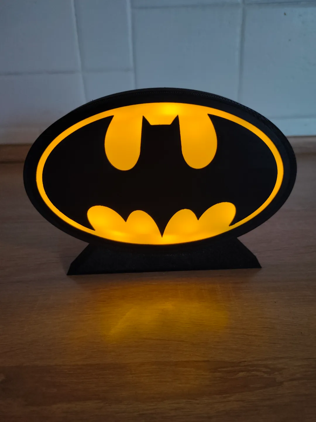 Batman logo lightbox with or without