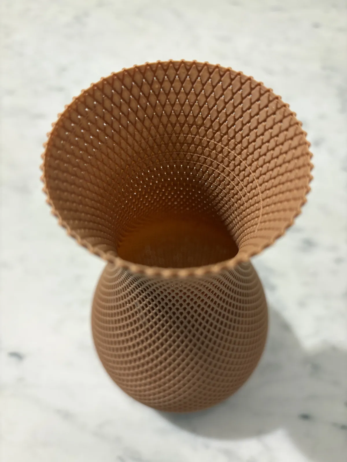 Diamond Patterned Vase, photo 4 of 4 - Diamond Patterned Vase Home Decor Items