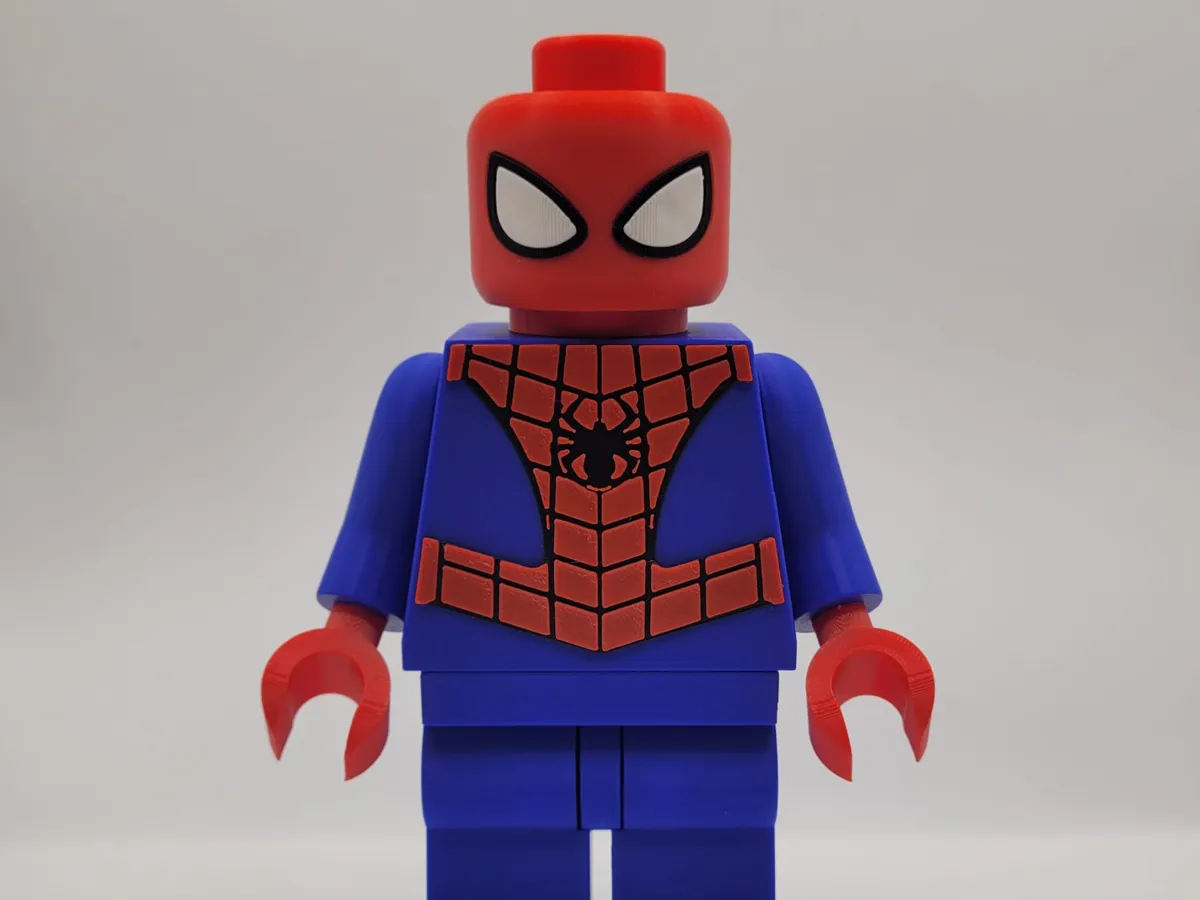Spider Man Brick Figure
