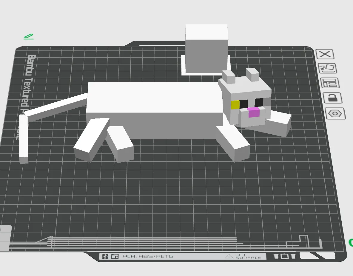 Minecraft Cat, photo 4 of 4 - Minecraft Cat Figurines & Collectibles