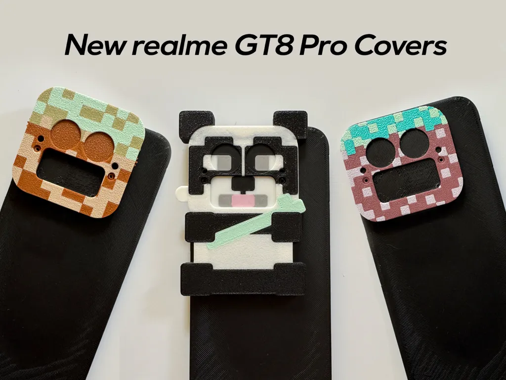 Realme GT8 Pro Minecraft Camera Cover - Motorola, Oppo, Vivo & More, in stock in India