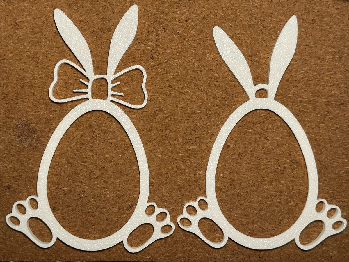 Bunny Egg Photo Frame Ornaments Cute Easter Set, photo 4 of 4 - Bunny Egg Photo Frame Ornaments Cute Easter Set Home Decor Items