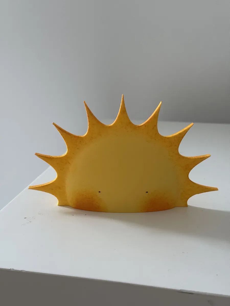 Half sun cake topper or shelf decor, photo 4 of 4 - Half sun cake topper or shelf decor Gifts & Occasions