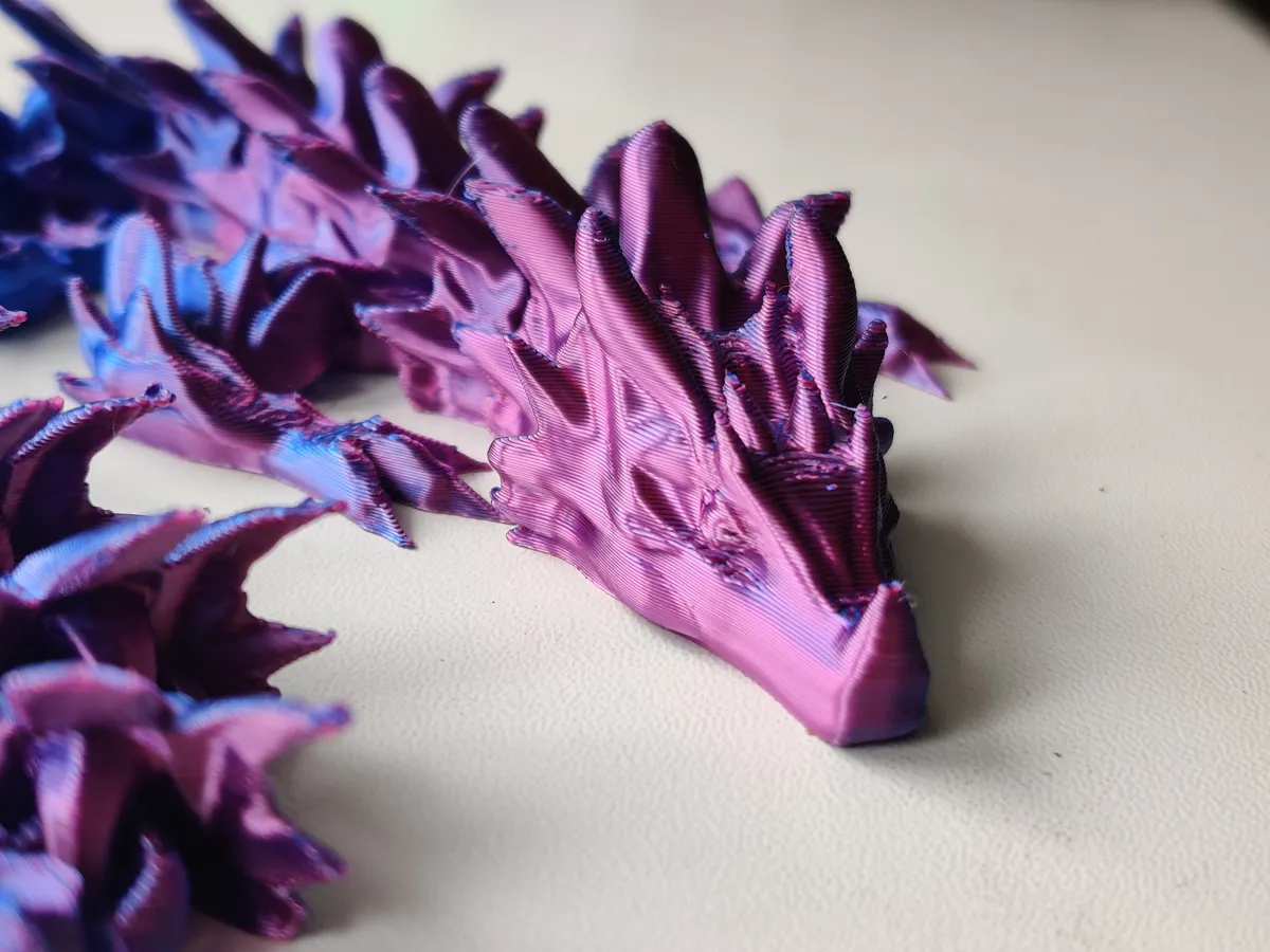 Smooth Articulated Dragon, photo 3 of 4 - Smooth Articulated Dragon Fidget & Sensory Toys