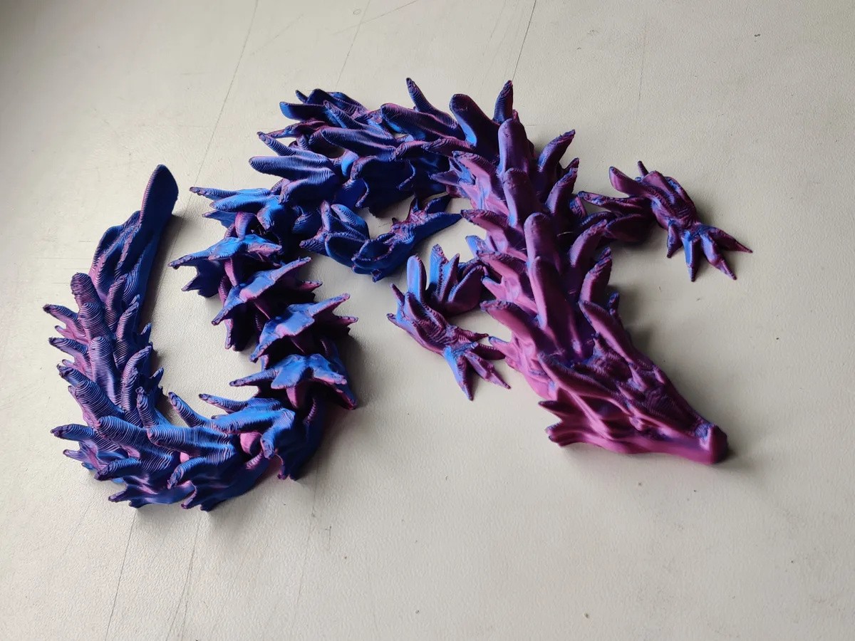 Smooth Articulated Dragon, photo 4 of 4 - Smooth Articulated Dragon Fidget & Sensory Toys