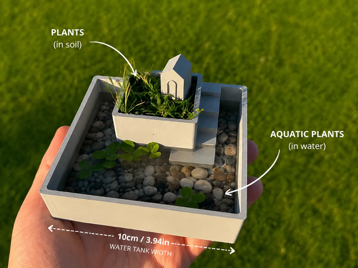 Mini Paludarium Planter V2