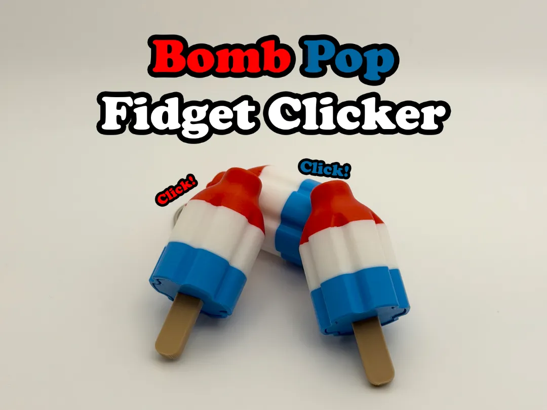 Bomb Pop Fidget Clicker - Button & Click Fidgets, in stock in India