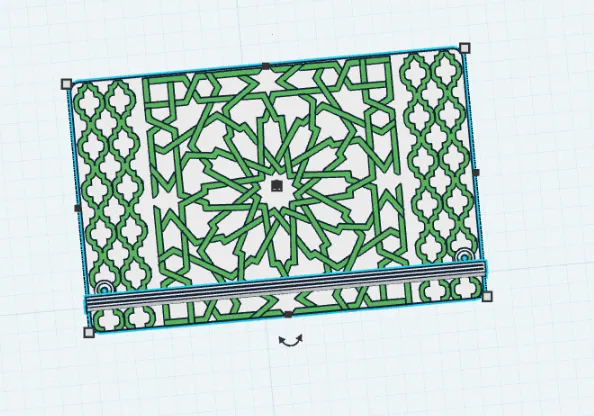 Oriental Geometric Wall Shelf, Decorative Display, photo 4 of 4 - Oriental Geometric Wall Shelf, Decorative Display Storage & Organisation