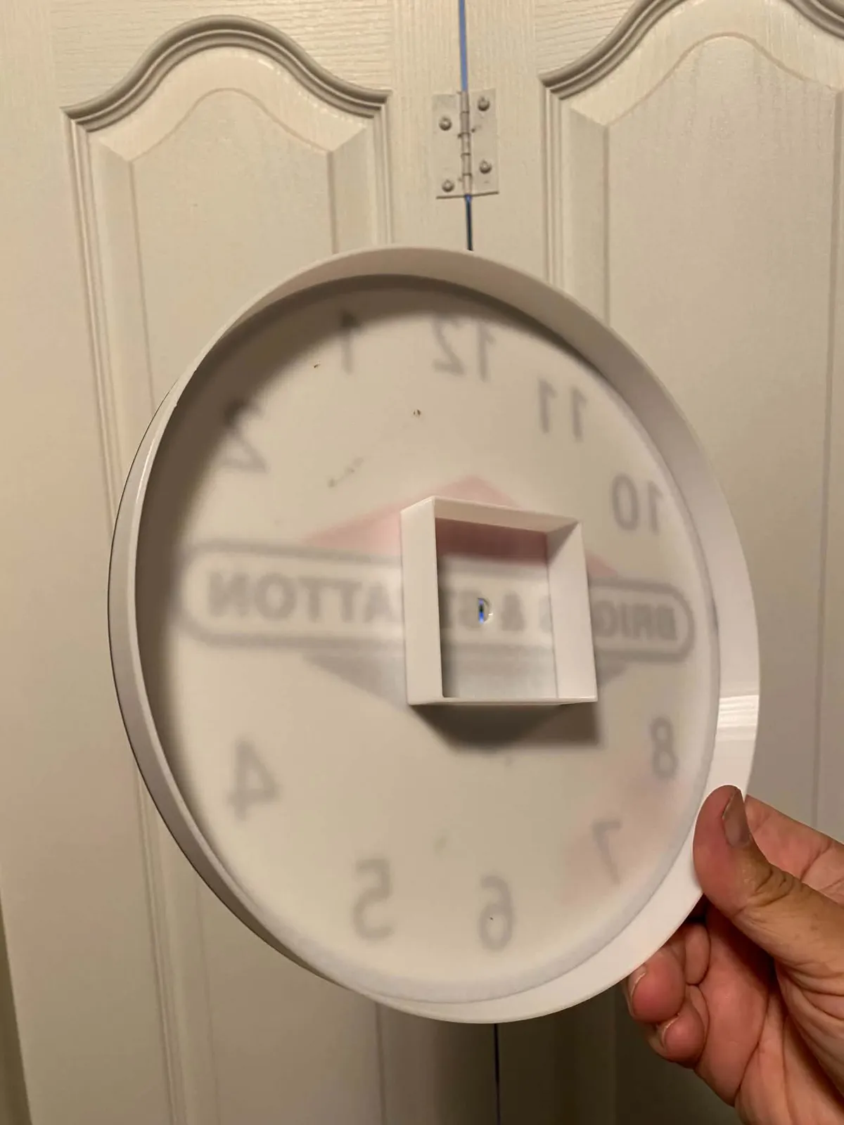 Briggs & Stratton Vintage Style Wall Clock, photo 4 of 4 - Briggs & Stratton Vintage Style Wall Clock Home Decor Items