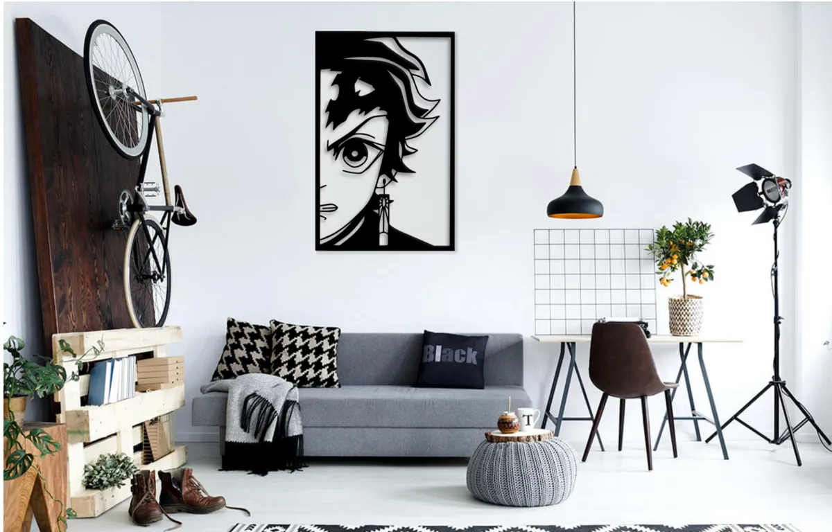 Demon slayer Tanjiro Kamado 2d wall art