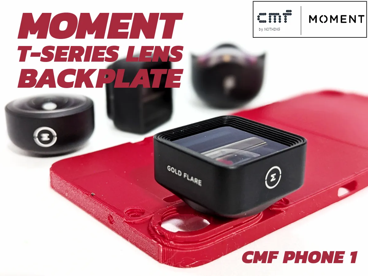 CMF Phone 1 | MOMENT T-SERIES Lens Backplate - OnePlus & Nothing Covers, in stock