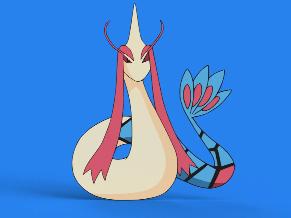 Milotic Wall Art