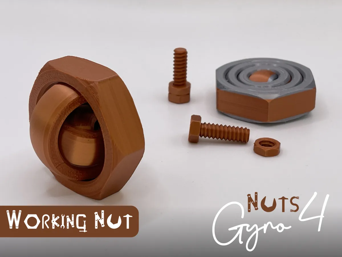 Gyro4 Nuts Fidget Spinner - Hand Spinners, in stock in India