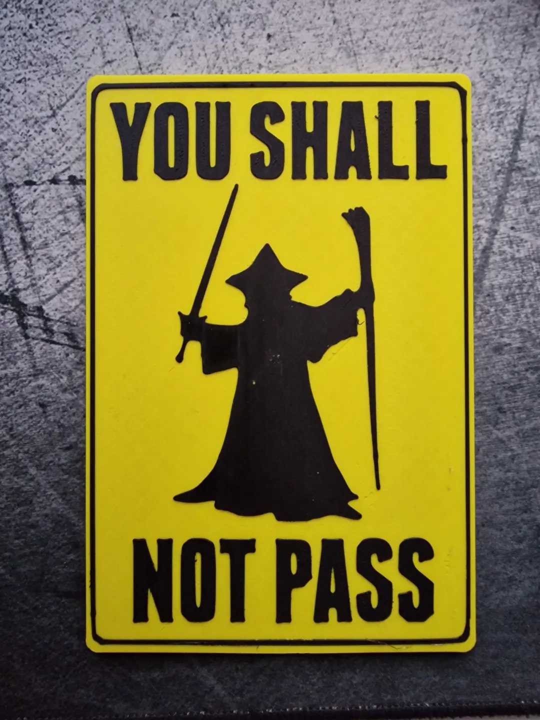 Lord of the Rings: You Shall Not Pass - 2D Art, in stock in India