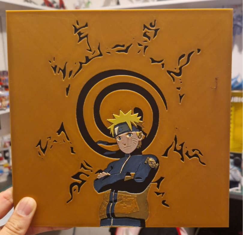 Naruto Uzumaki Hueforge - Photo Art & Lithophanes, in stock in India