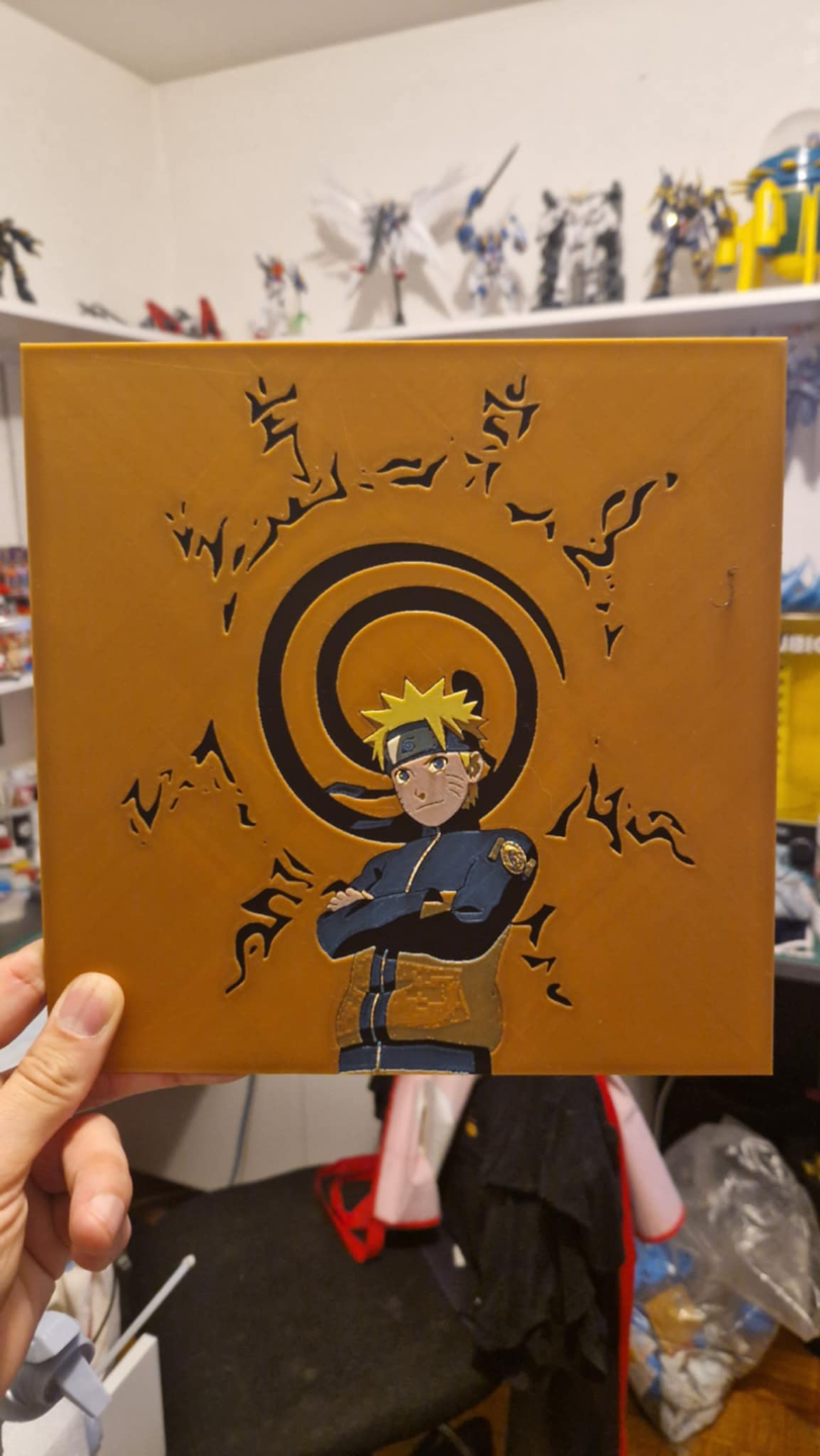 Naruto Uzumaki Hueforge, photo 3 of 4 - Naruto Uzumaki Hueforge Generative Art